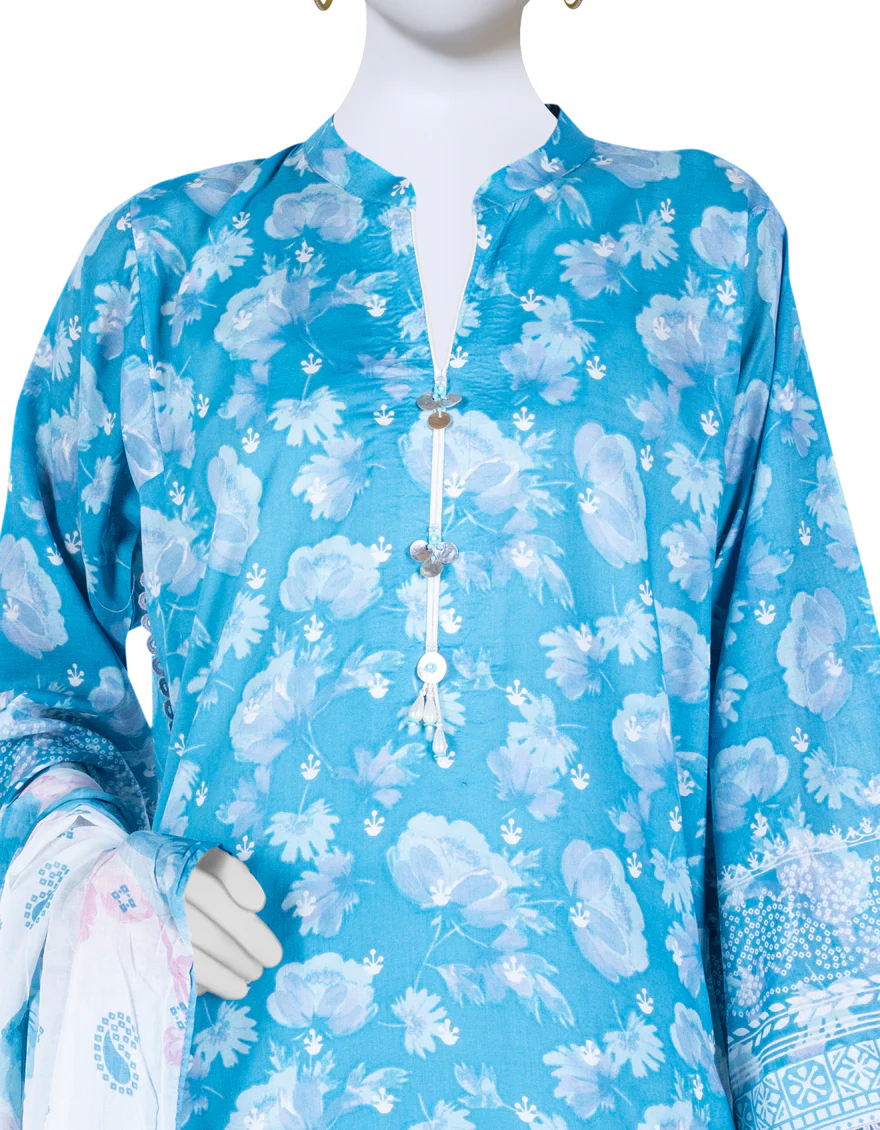 BLUE LAWN 3PC STITCHED | JLAWN-S-US-23-065/S ALARA - Image 3