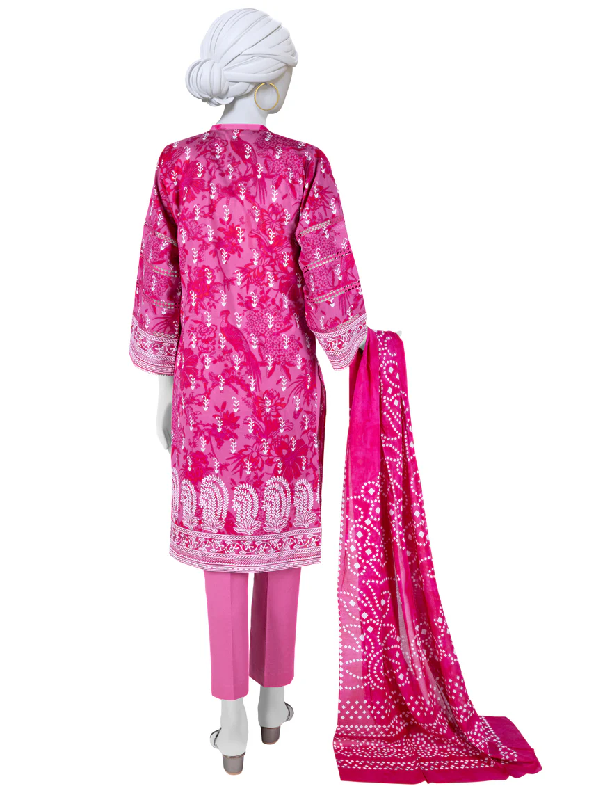 PINK LAWN 3PC STITCHED | JLAWN-S-US-23-066/S AYLIN - Image 2