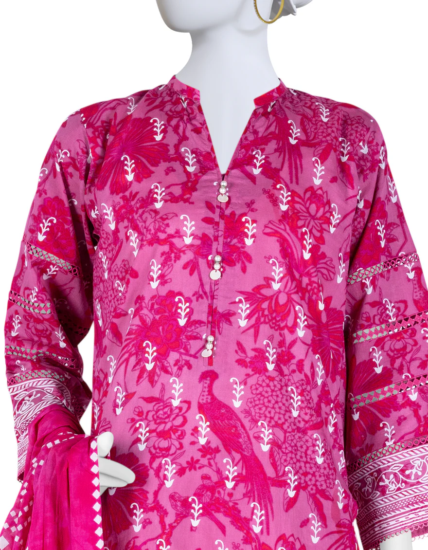 PINK LAWN 3PC STITCHED | JLAWN-S-US-23-066/S AYLIN - Image 3