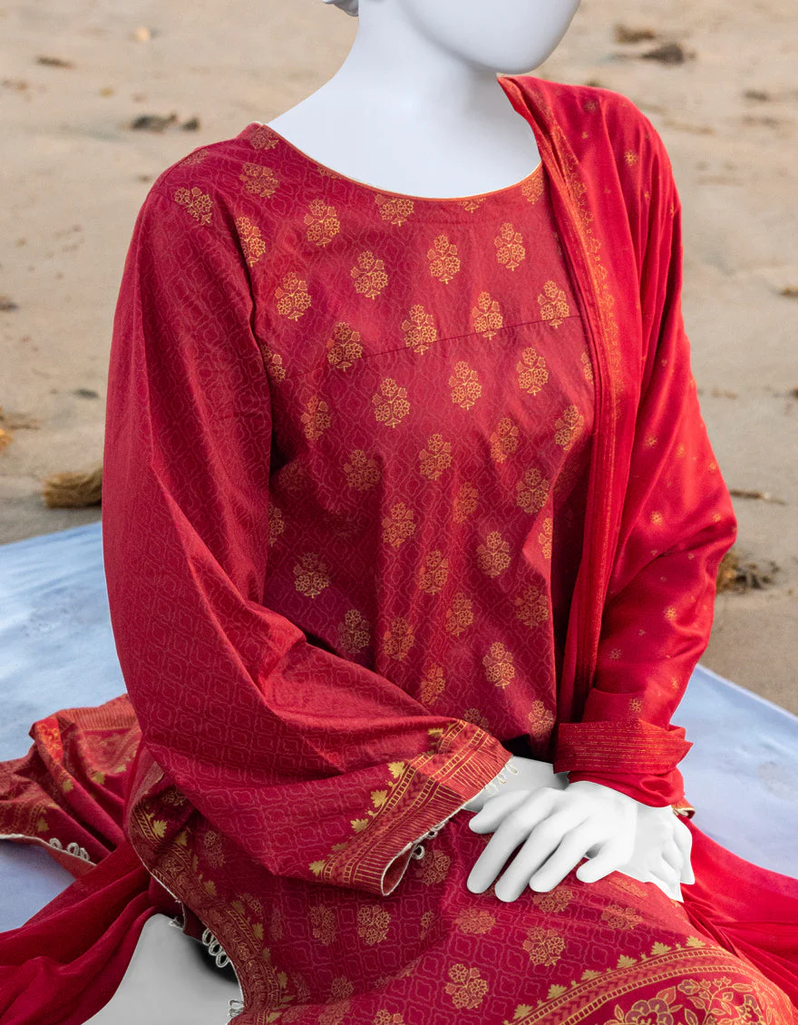 RED LAWN 3PC STITCHED | JLAWN-S-US-23-160/S RUSTED - Image 2