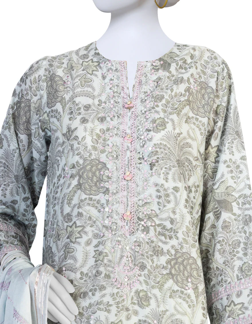 ICE BLUE LAWN 3PC STITCHED | JLAWN-S-US-23-178/S ICE - Image 3