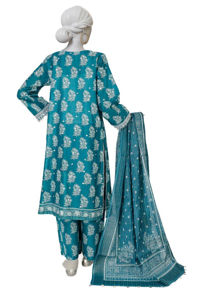 GREEN LAWN 3PC STITCHED | JLAWN-S-US-23-192/S ELNA - Image 2