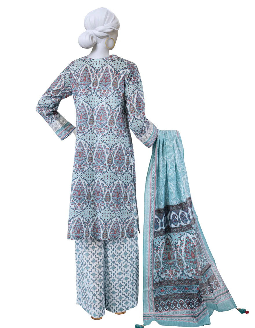 BLUE LAWN 3PC STITCHED | JLAWN-S-US-23-193/S JACOB - Image 2