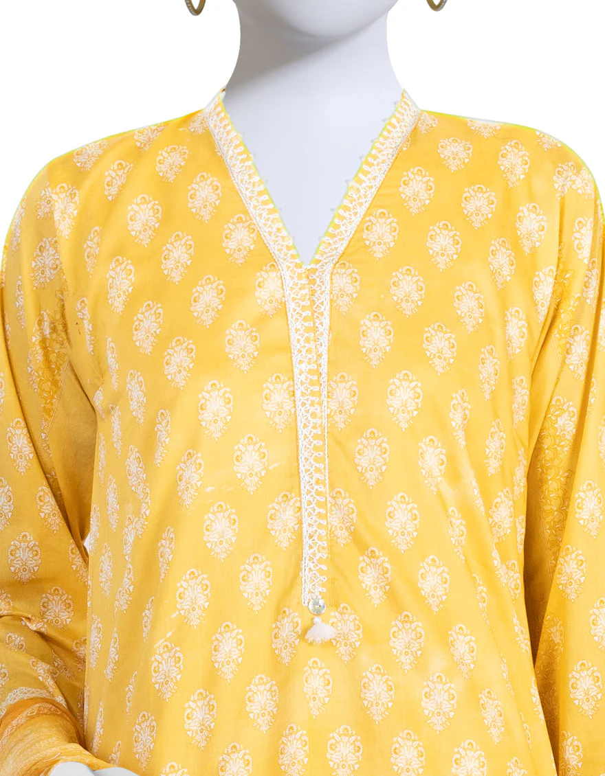 YELLOW LAWN 3PC STITCHED | JLAWN-S-US-23-202/S STAR - Image 3