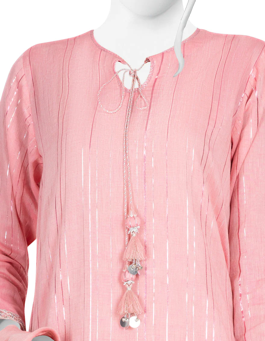 PINK JACQUARD 3PC STITCHED | JLAWN-S-US-23-223/S KHEPRI - Image 3