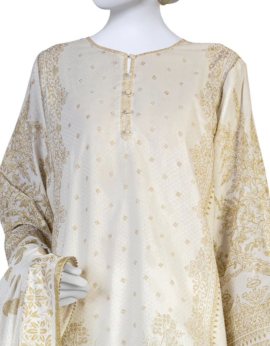 WHITE LAWN 3PC STITCHED | JLAWN-S-US-23-234/S NEHIR - Image 3