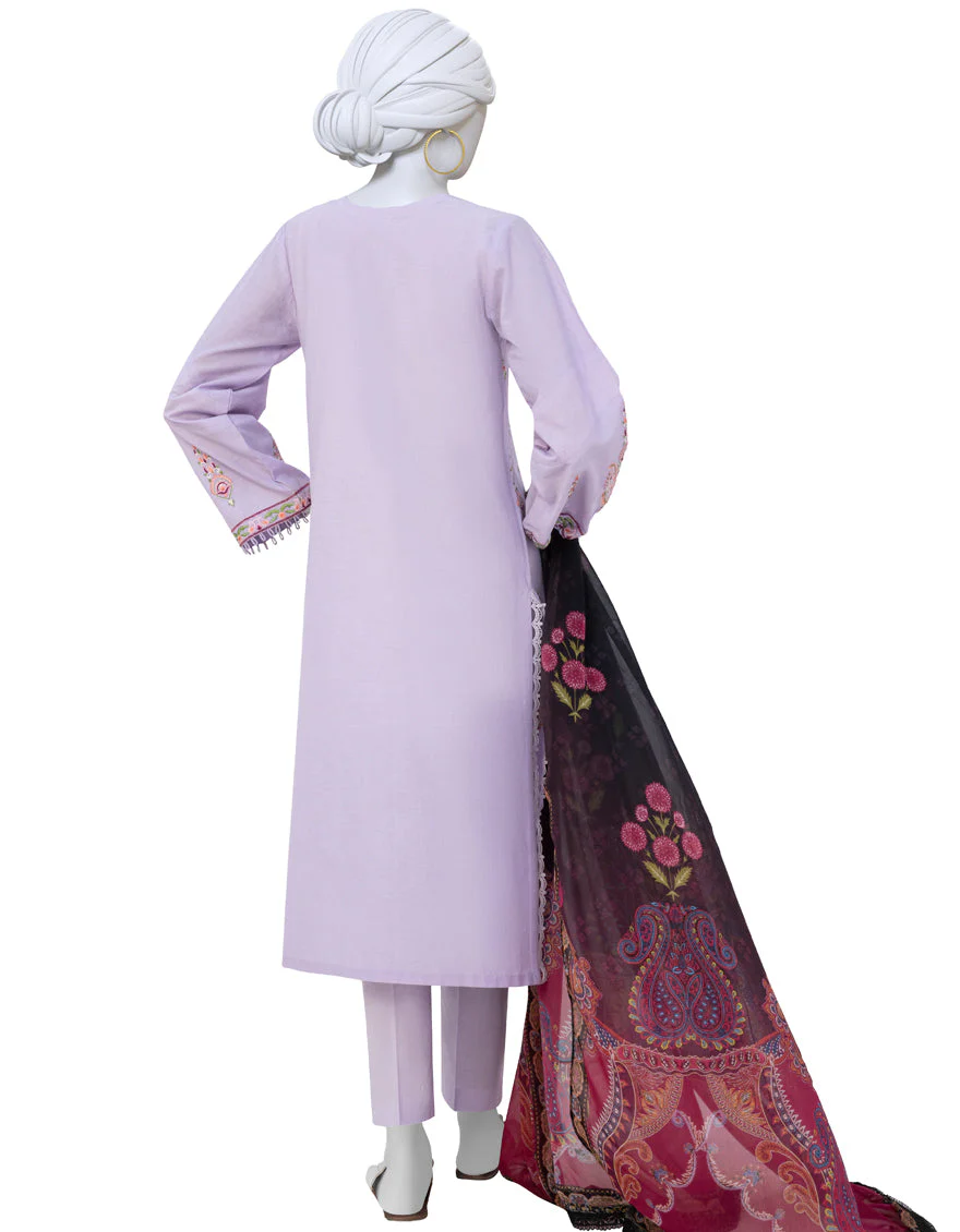 PURPLE LAWN 3PC STITCHED | JLAWN-S-US-23-253/S UNUSH MK-71 - Image 2