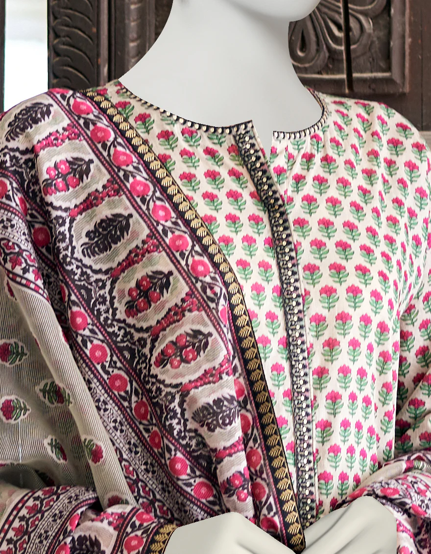 MULTI LAWN 3PC UNSTITCHED | JLAWN-S-US-23-260 AYSE - Image 3