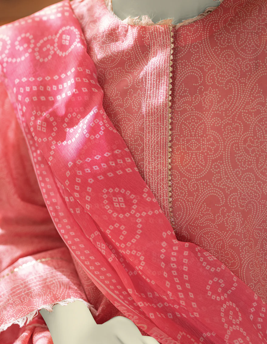 PINK LAWN 3PC UNSTITCHED | JLAWN-S-US-23-350 PASTEL CHUNRI - Image 4