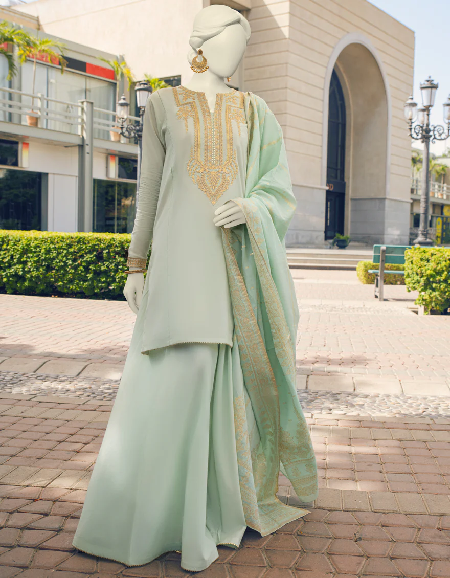 GREEN LAWN 3PC STITCHED | JLAWN-S-US-23-367/S MAHIEE-1