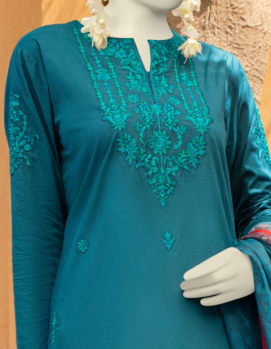 GREEN 3PC STITCHED | JLAWN-S-US-23-373/S RABAT-3 - Image 3