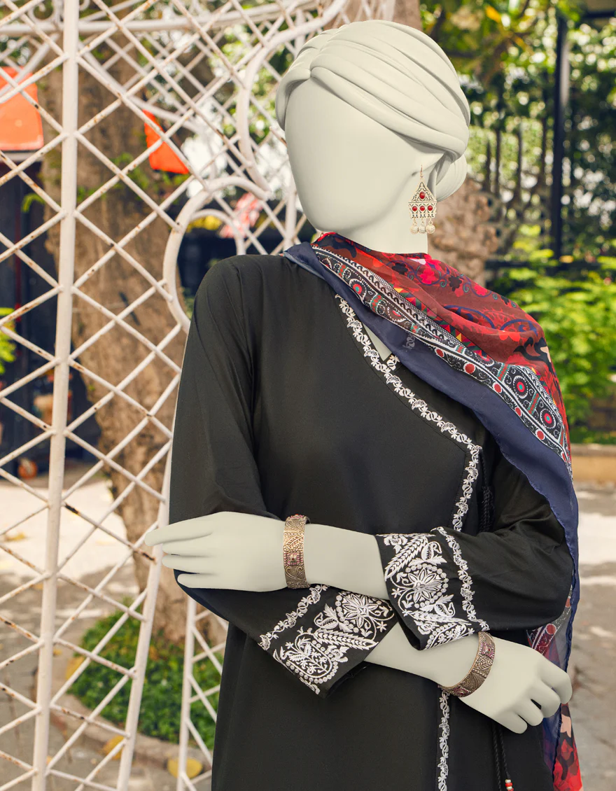BLACK 3PC STITCHED | JLAWN-S-US-23-377/S MONOCHROME-3 - Image 2