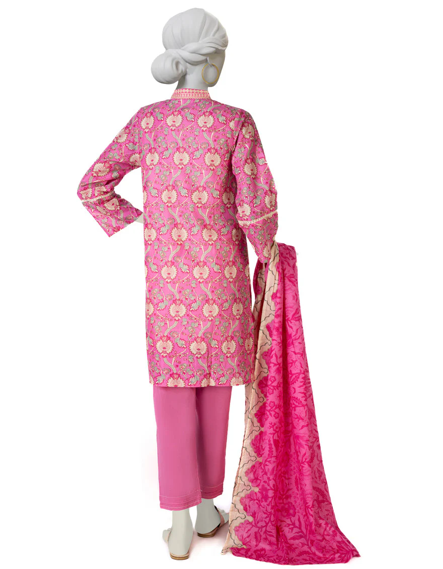PINK 3PC UNSTITCHED | JLAWN-S-US-23-397 WIRSA-1 - Image 2