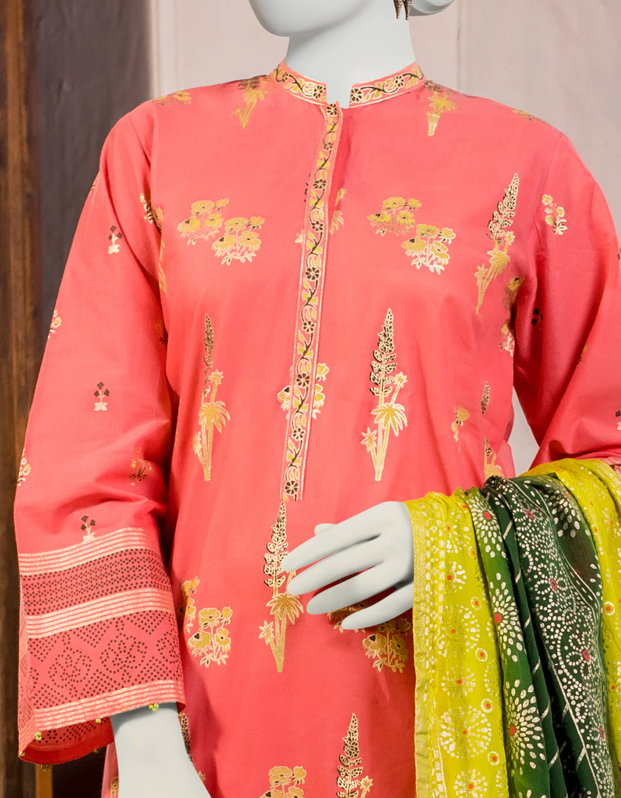 PINK LAWN 3PC UNSTITCHED | JLAWN-S-US-23-428 KARHA - Image 2