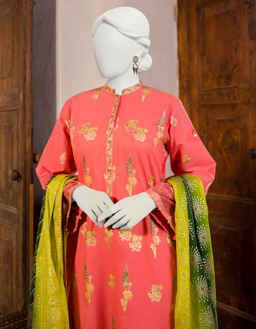 PINK LAWN 3PC UNSTITCHED | JLAWN-S-US-23-428 KARHA - Image 3