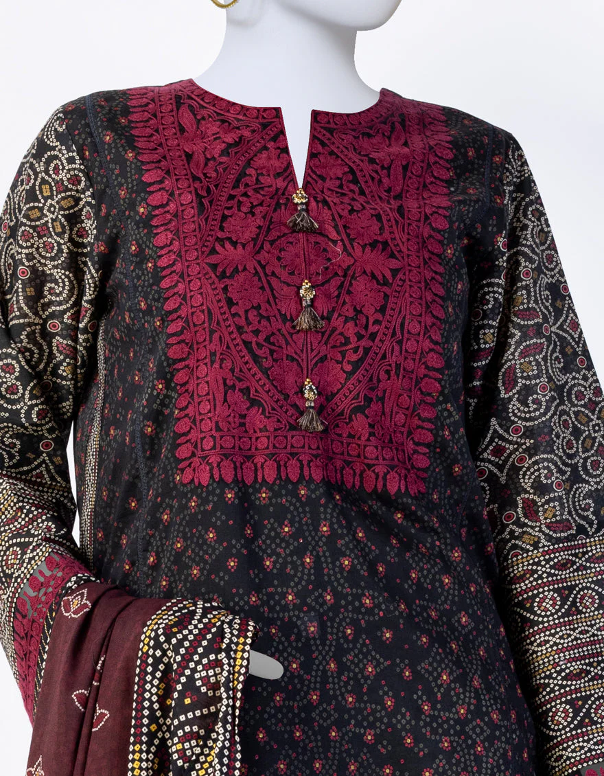 BLACK 3PC STITCHED | JLAWN-US-04-066/S - Image 3