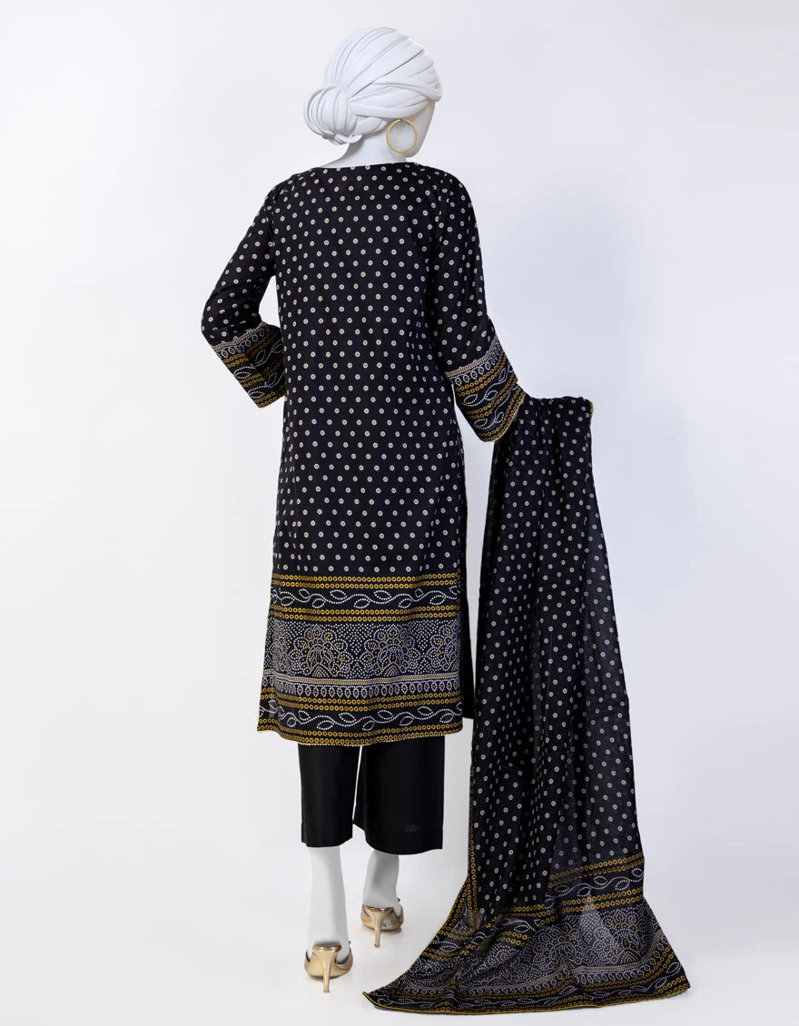 BLACK 3PC STITCHED | JLAWN-US-04-067/S - Image 2