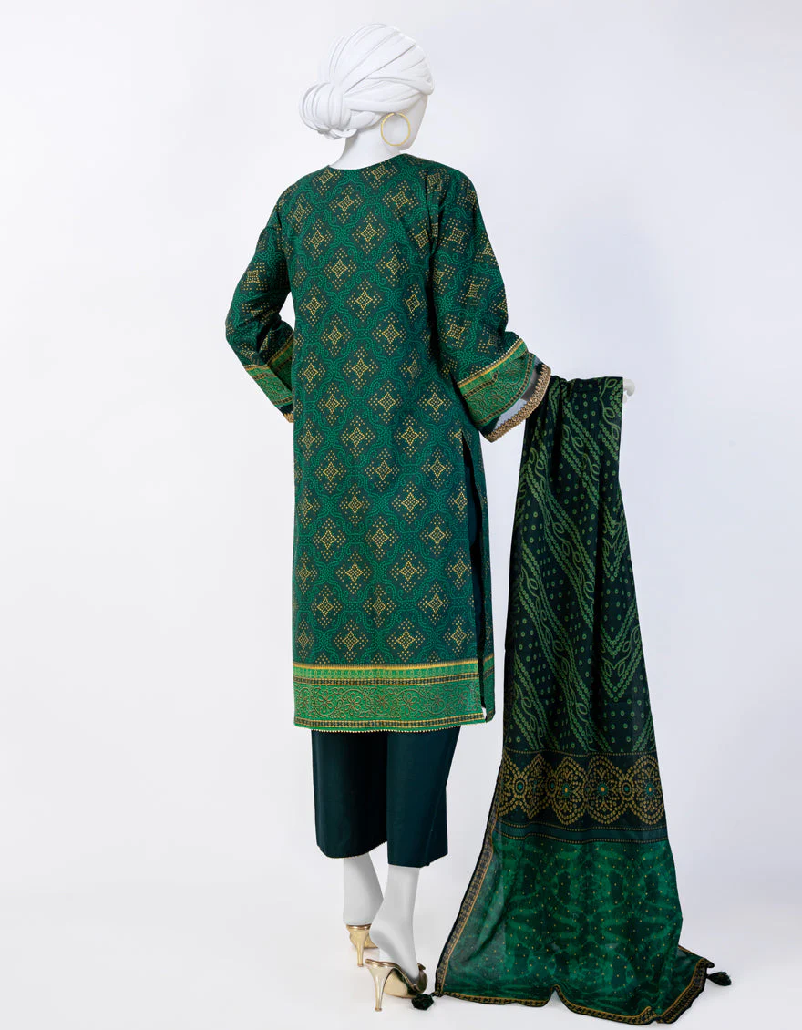GREEN 3PC STITCHED | JLAWN-US-04-068/S - Image 2
