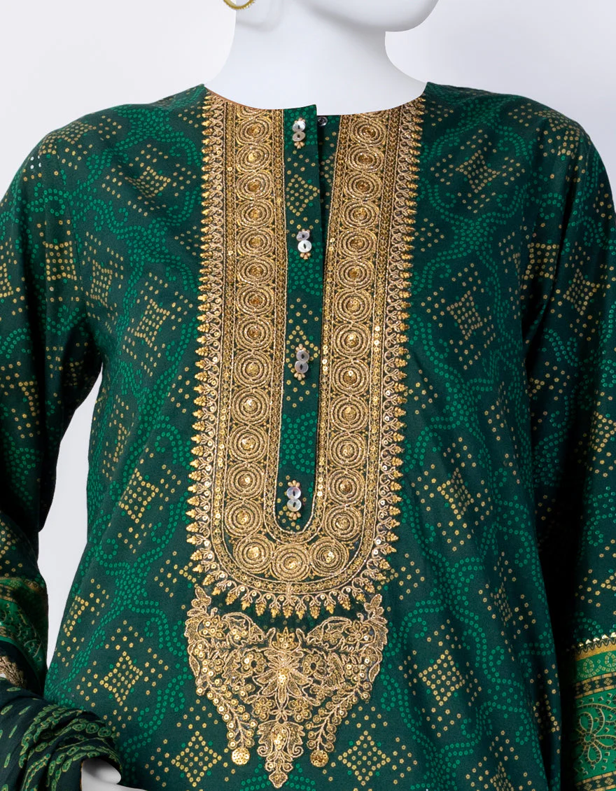 GREEN 3PC STITCHED | JLAWN-US-04-068/S - Image 3