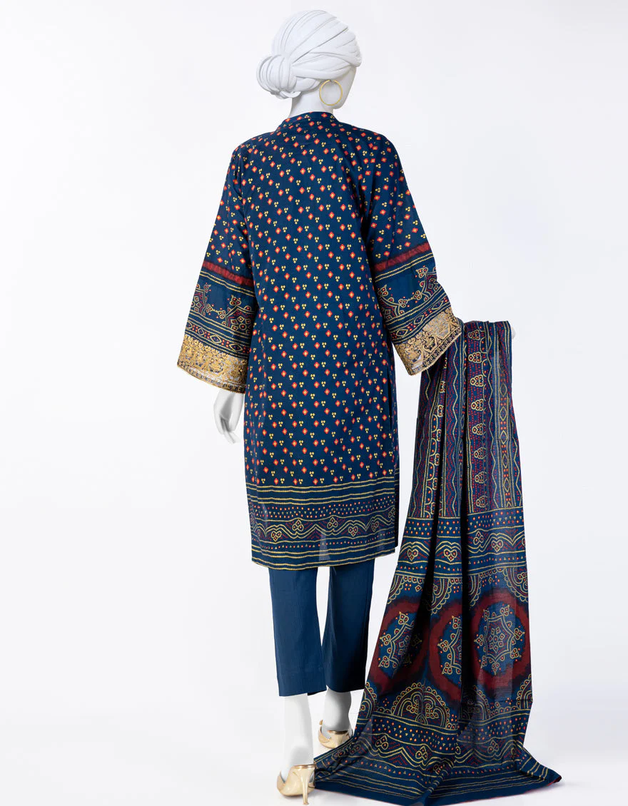 BLUE 3PC STITCHED | JLAWN-US-04-070/S - Image 2