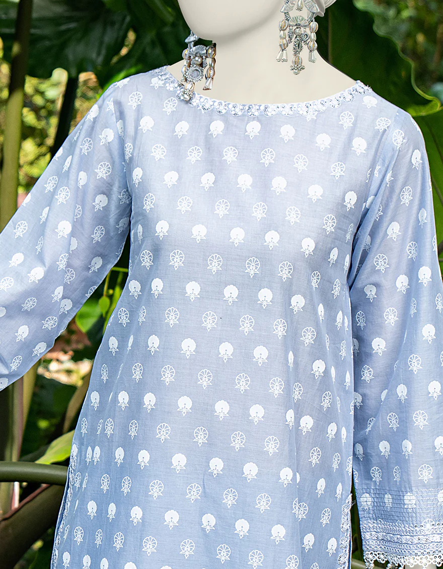 LIGHT GREY 3PC UNSTITCHED | JLAWN-US-24-215 - Image 3