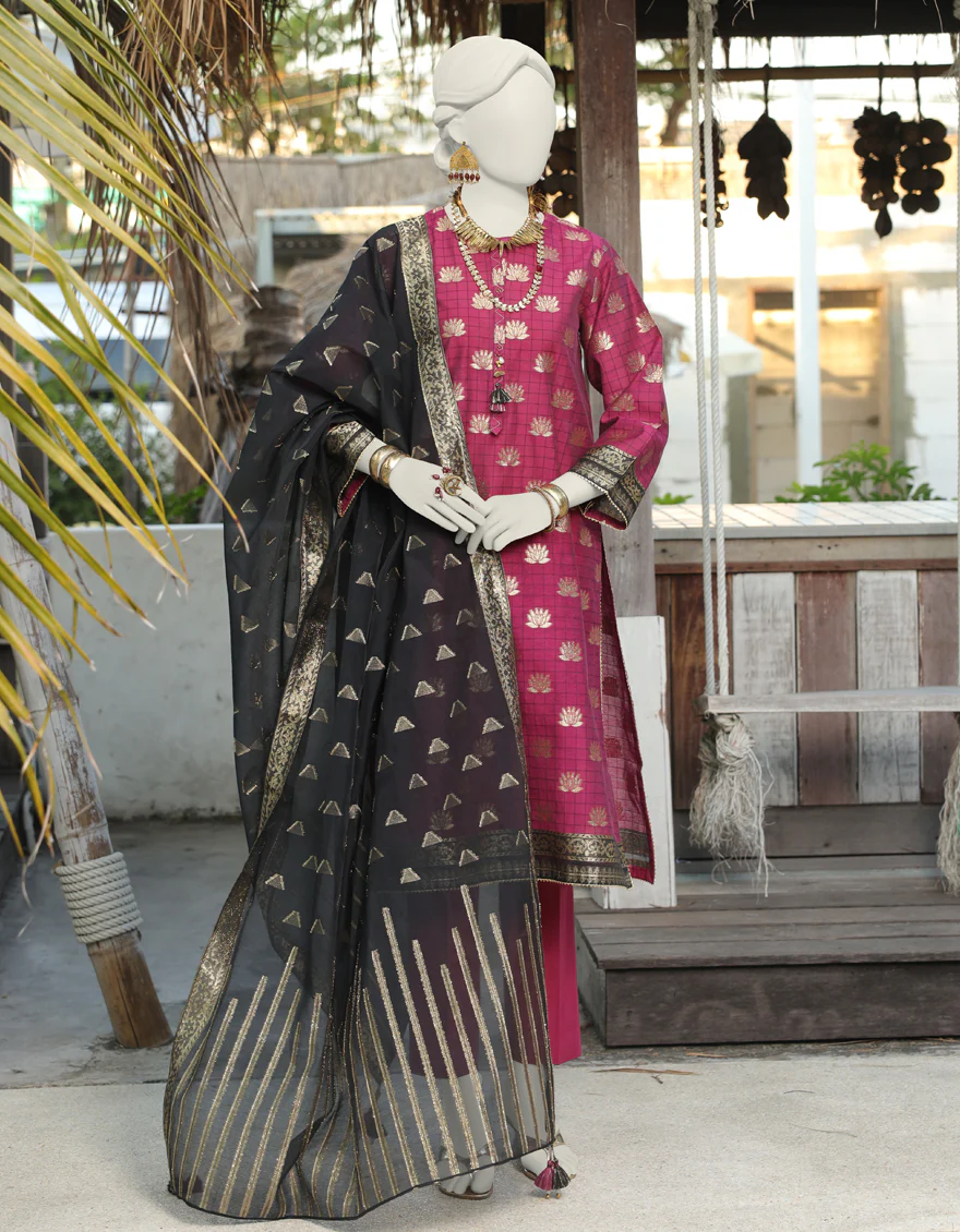 BLACK 3PC UNSTITCHED | JLAWN-US-24-252