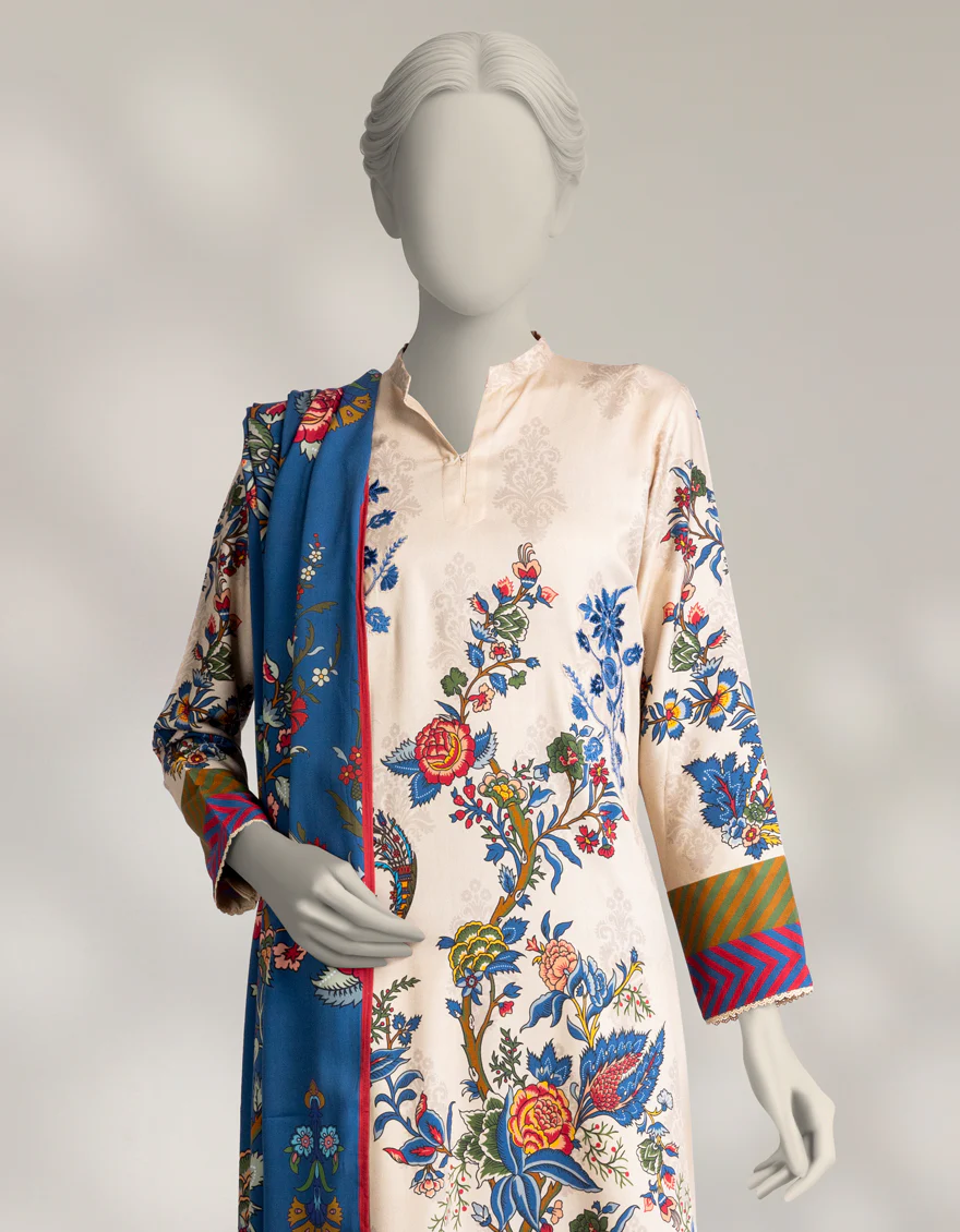 BEIGE MARINA 3PC STITCHED | JLAWN-W-25-301/S TURKISH-01 - Image 2