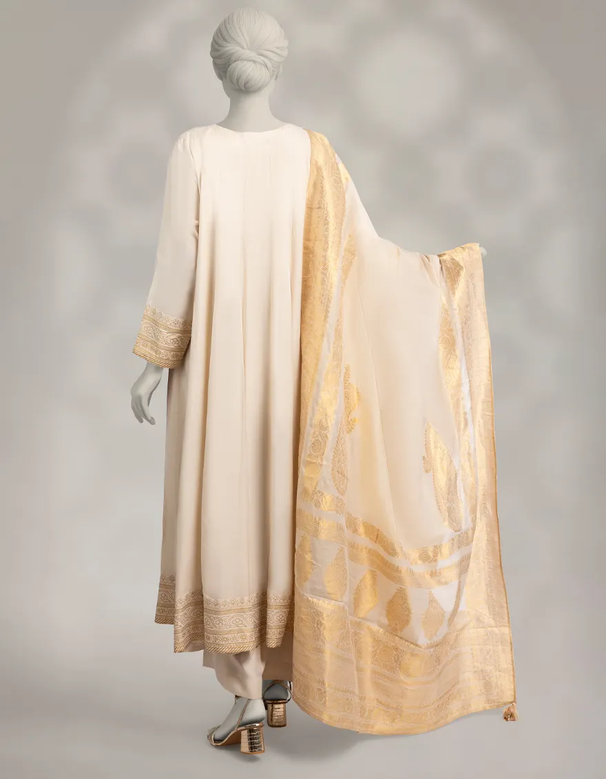 BEIGE MAPLE SILK 3PC STITCHED | JLAWN-W-25-315/S ROYAL-3 - Image 4