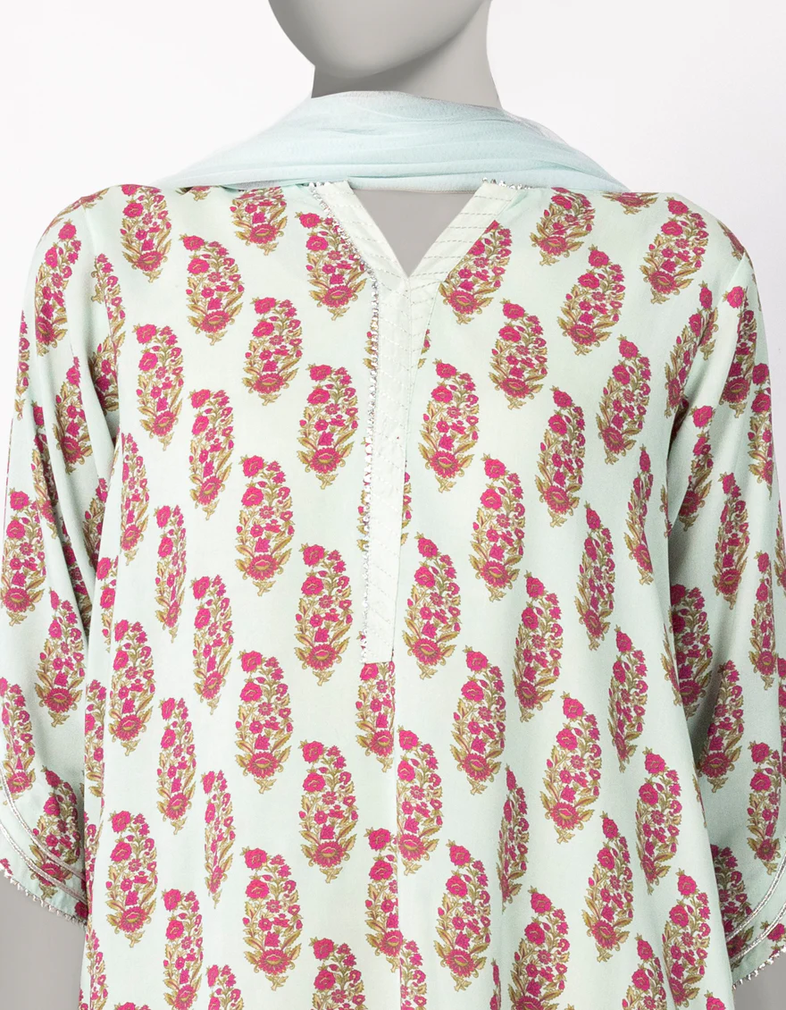 GREEN LINEN 3PC STITCHED | JLAWN-W-25-345/S CLASSIC-1 - Image 4