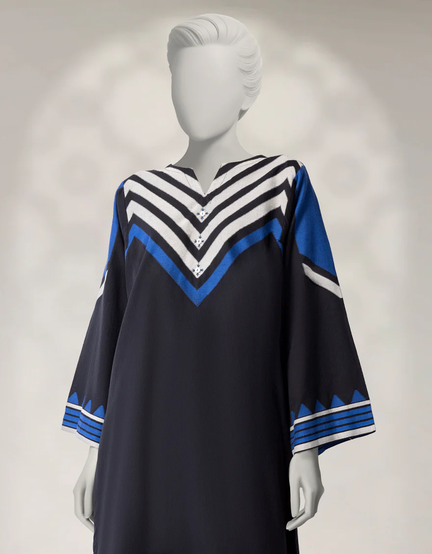 BLACK JACQUARD 2PC STITCHED | JLAWN-W-JST-25-2238/S FOLK-2 - Image 2