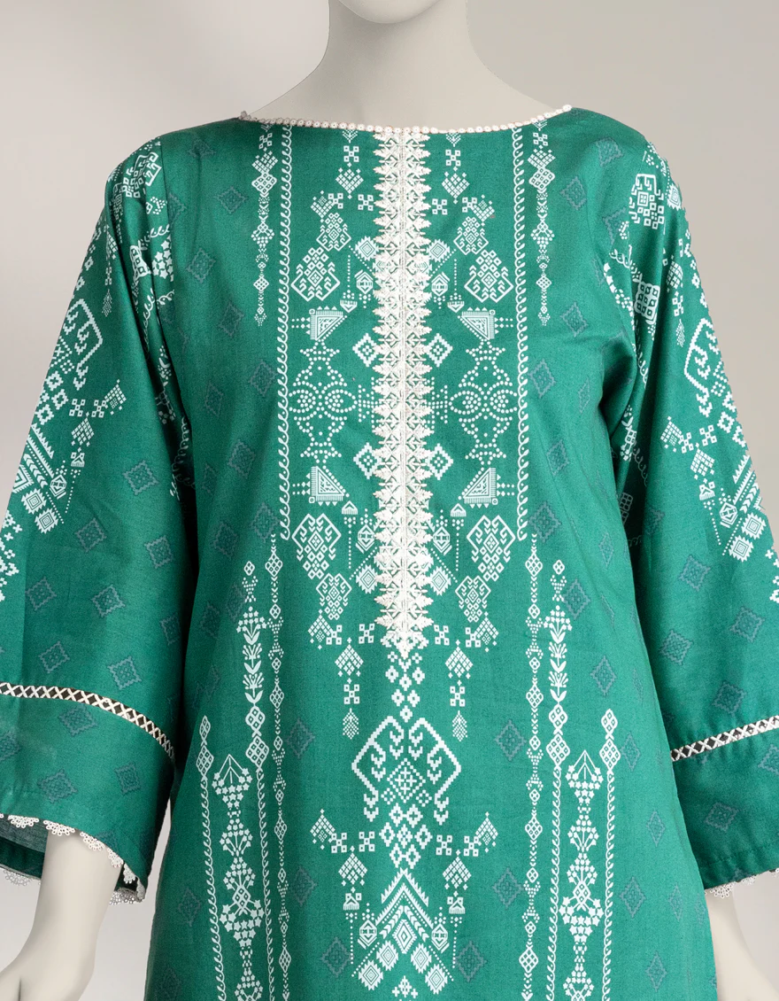 MULTICOLOR CAMBRIC 2PC UNSTITCHED | JLAWN-W-JST-25-2263 MENTHI-2 - Image 3