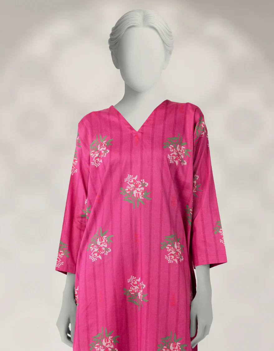 PINK CAMBRIC 2PC STITCHED | JLAWN-W-JST-25-2359/S ESSENTIALS-73 - Image 2