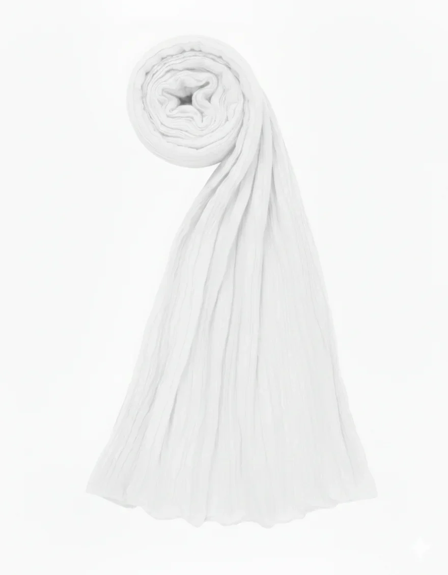 WHITE LAWN DUPATTA | JLDP-S-25-2607 FB/CRUSH-07