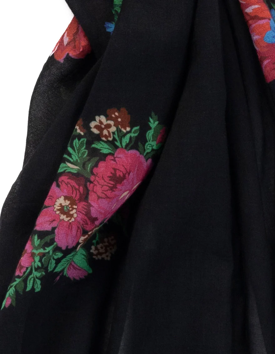BLACK LAWN DUPATTA | JLDP-S-25-2660 FB/PR - Image 2