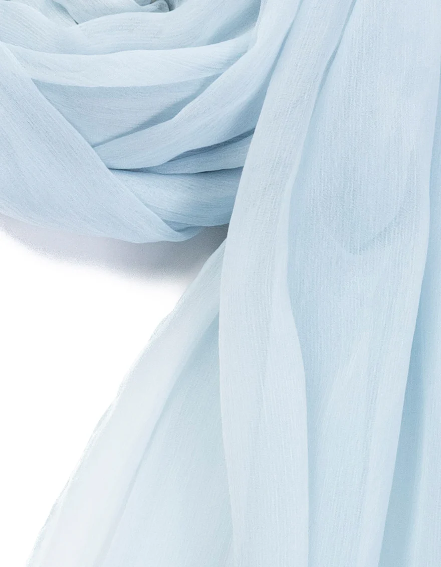 BLUE IMPURE CHIFFON DUPATTA | JLDP-S-25-2661 FB/BA - Image 2