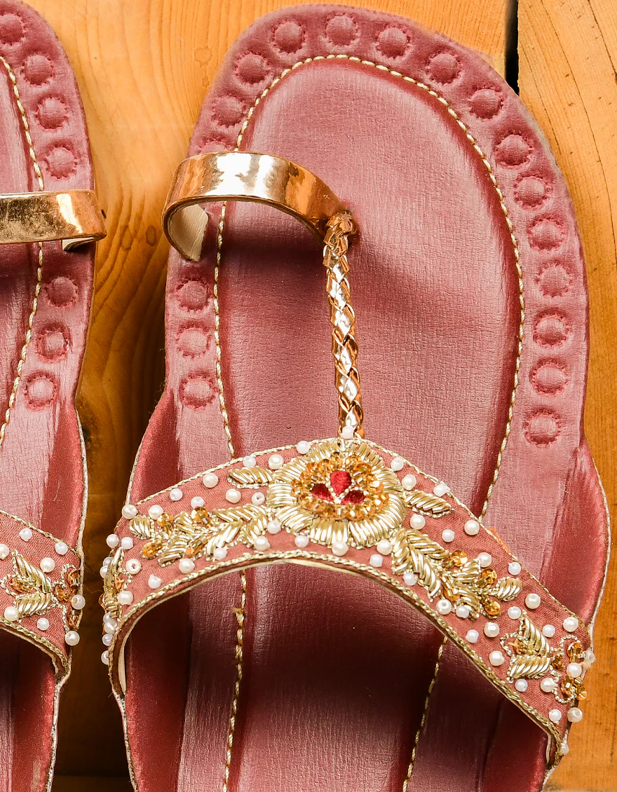 BLUSH PINK CHAPPAL | JLFWC-US-22-010 FB/BLUSH - Image 2