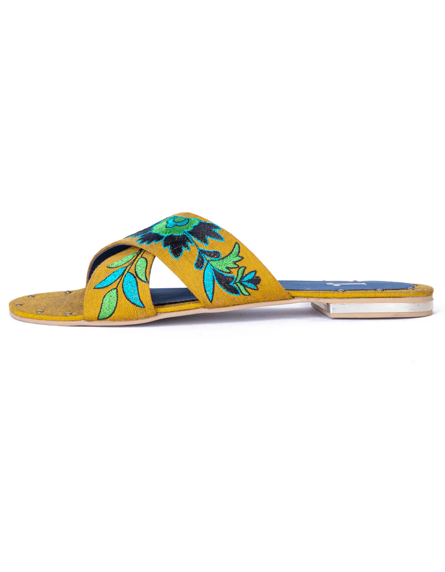 MUSTARD CHAPPAL | JLFWC-US-22-014 FB/FF-075 - Image 2