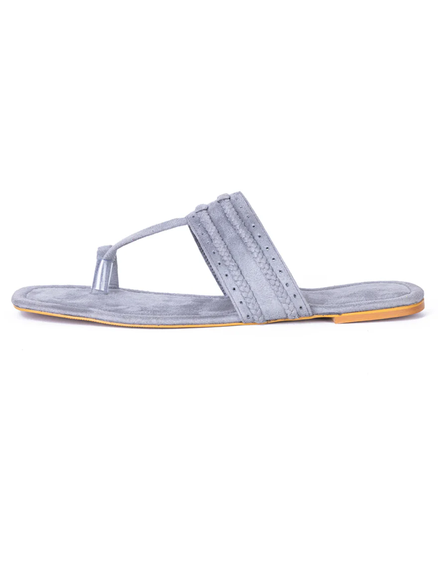 GREY CHAPPAL | JLFWC-US-22-016 FB/GREY KOLHAPURI - Image 2