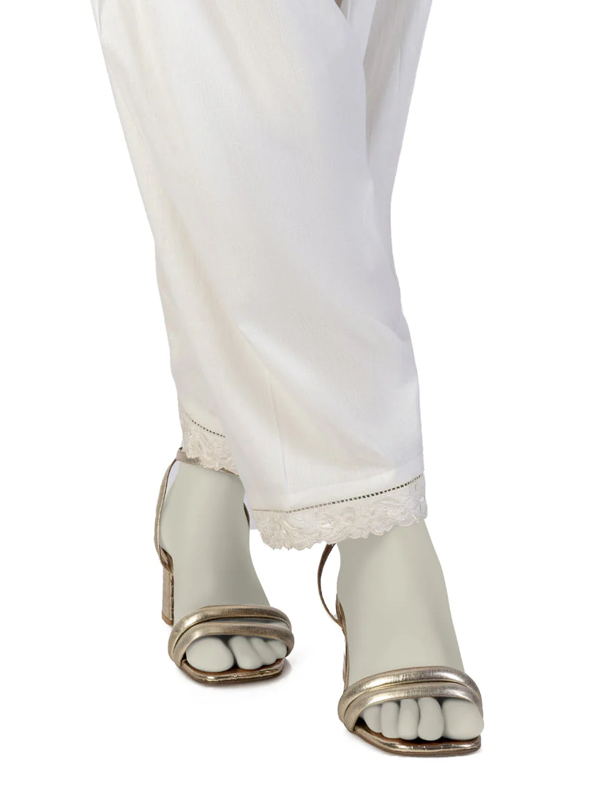 OFF WHITE LAWN SHALWAR | JLSH-25-8031-C FB/EM - Image 2