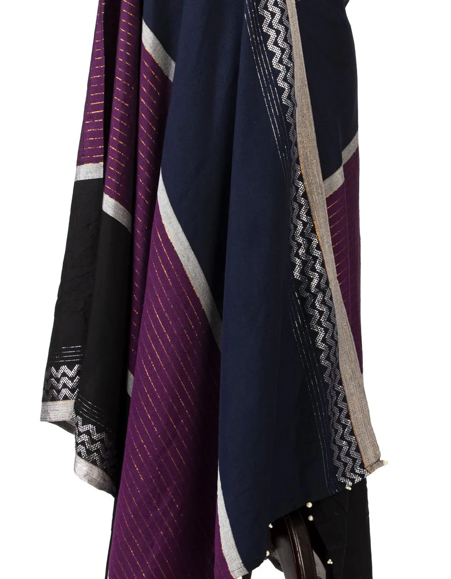 PEARL PINK KHADDI STOLE | JLST-W-STL-US-21-2672 FB/NAYAL - Image 2