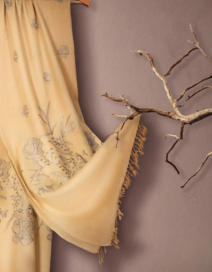 BLACK GRAPE SHAWL | JSH-SHW-US-21-0008 FB/SWATI WOOL - Image 2