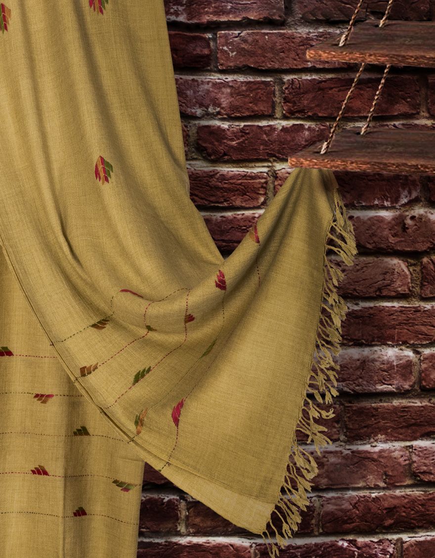 GREIESH BLUE SHAWL | JSH-SHW-US-21-0016 FB/SWATI WOOL - Image 2