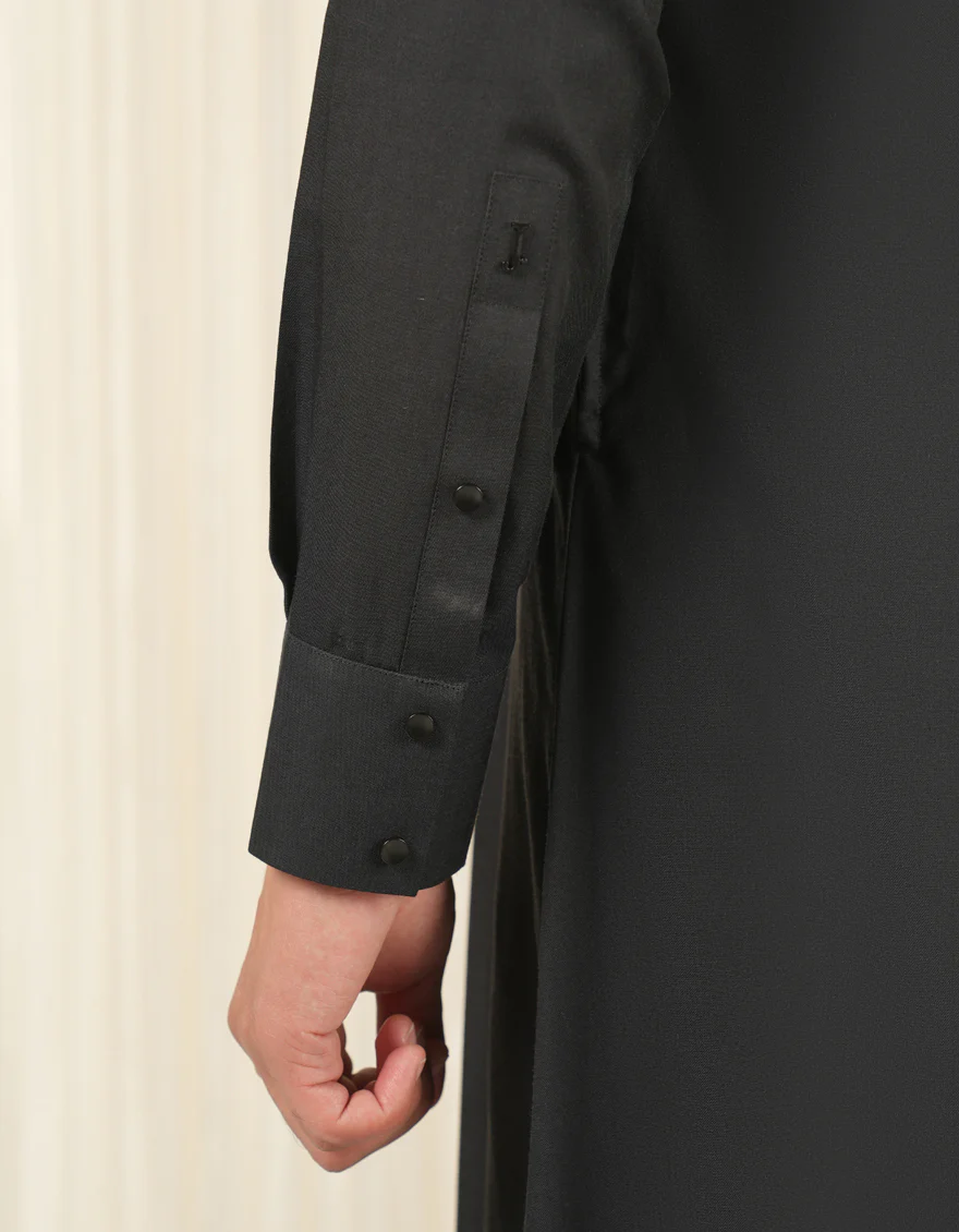 BLACK BLENDED JUBBA | JT-JUBBA-33144/S25/JJ9664-PN - Image 2