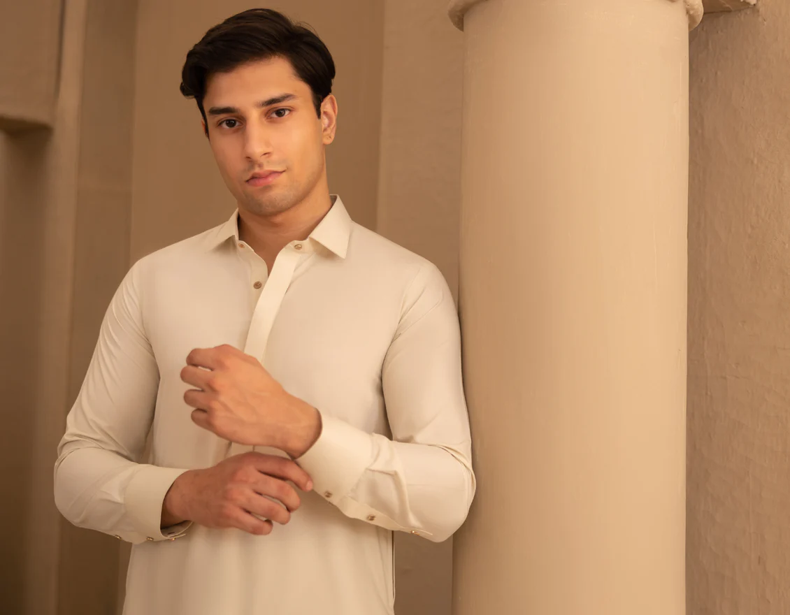 CREAM BLENDED JUBBA | JT-JUBBA-33435/S25/JJ10211-PN - Image 3