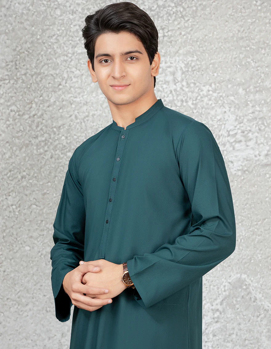 TEAL VISCOSE JUBBA | JT-JUBBA-US-43094/S21/JJ8081-CL - Image 2