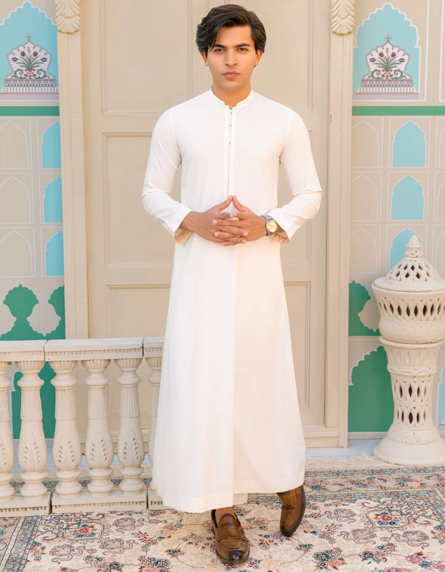 OFF WHITE BLENDED JUBBA | JT-JUBBA-US-43238/A23/JJ1003-CL - Image 3