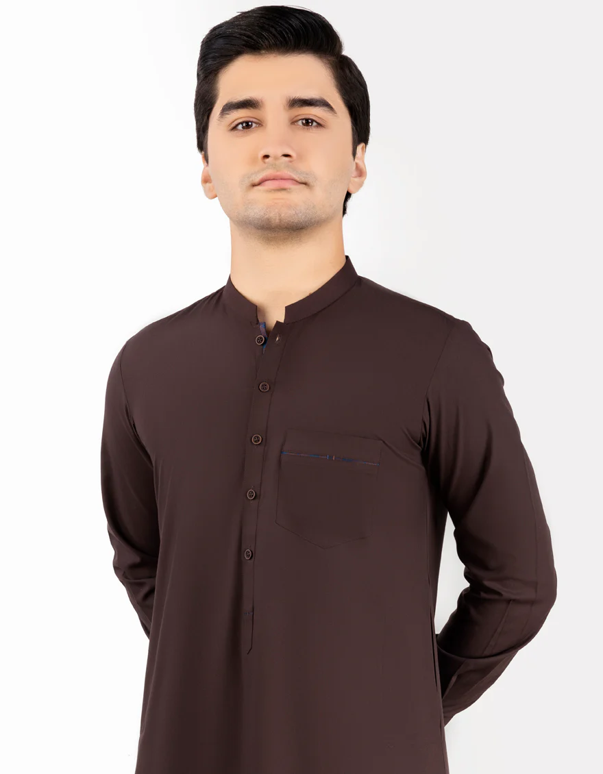DARK BROWN BLENDED JUBBA | JT-JUBBA-US-44225/A23/JJ1002-CL - Image 3