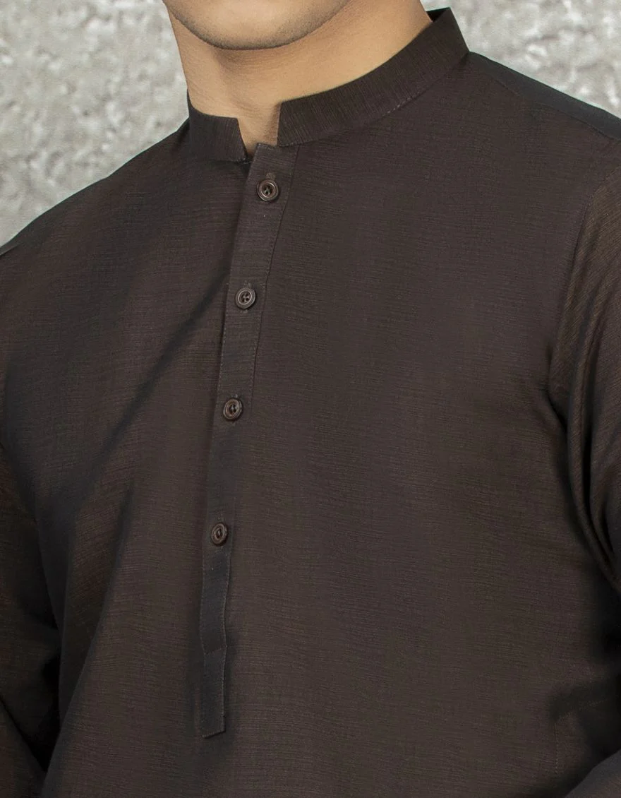 BROWN KURTA | JTK-S-US-35879/S22/JJ8147-PN - Image 2