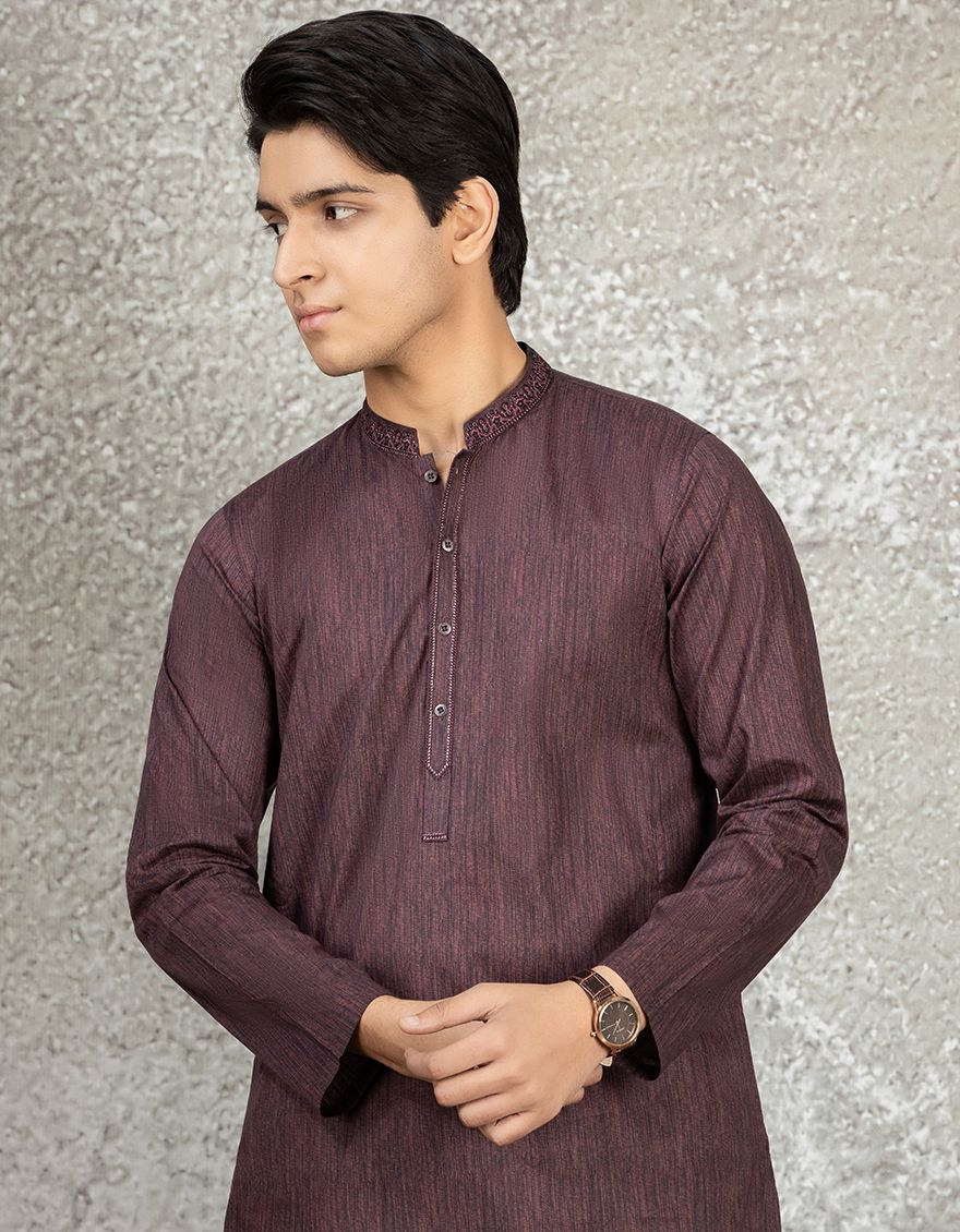 PLUM KURTA | JTK-S-US-35889/S22/JJ7546-SF - Image 2
