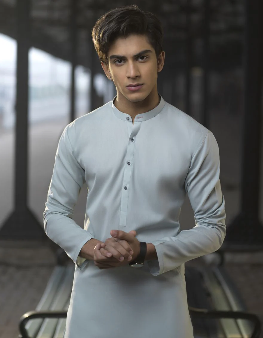 LIGHT GREEN KURTA | JTK-S-US-40215/S22/DMR3175-PN - Image 2